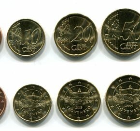 Монеты евро регулярной чеканки